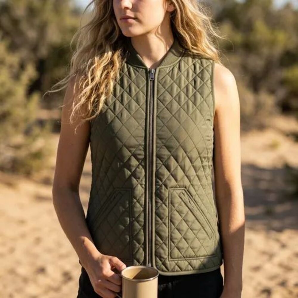 Old navy quilted sleeveless vest wmns xs